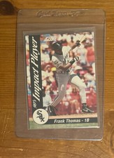 1992 Score Impact Player Frank Thomas Baseball Card #43