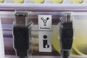 Hama Connection Cable firewire 6-pol. IEEE1394a plug - 4-pol. 400Mbits/s 2m - Photo 1/3