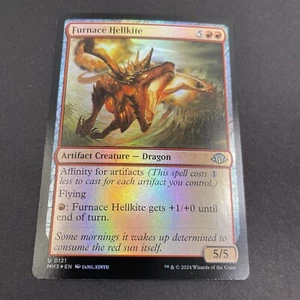 MTG Furnace Hellkite 121 Foil Near Mint Modern Horizons 3 Artifact Dragon - Picture 1 of 6