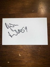 AKIM MILLINGTON - FOOTBALL - AUTOGRAPH SIGNED - INDEX CARD -AUTHENTIC -C1716