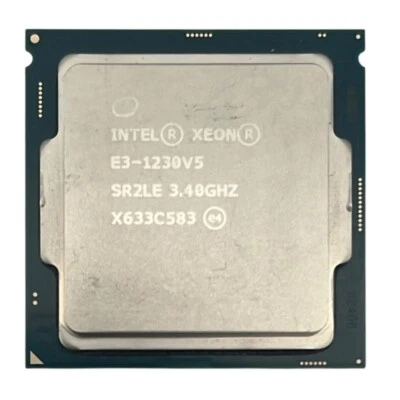 Intel Xeon E3-1230V5 3.40Ghz Quad-Core CPU Processor SR2LE LGA1151 Socket - Image 1 of 2