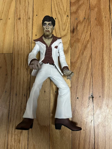 VTG Scarface 2005 Mezco Talking Posable 10” The Player Tony Montana Figure WORKS Cover