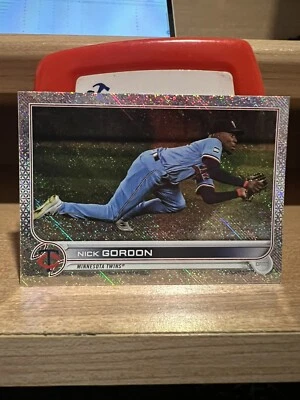 2022 Topps Series 2 Foilboard Baseball Nick Gordon Minnesota Twins /875 Card 598 - Image 1 of 2
