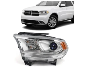 Halogen Headlight Assembly Compatible With Dodge Durango 2014-2020  Left Driver - Picture 1 of 7