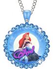 Fairytale Princess Ariel Disney Little Mermaid  Unique Rhinestone Cabo Necklace