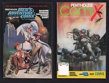 Penthouse Men's Adventure Comix #1 & Penthouse Comix #6 1995