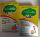 Lot 2 Culturelle Kids Ultimate Balance for Antibiotics Chewables Orange 07/23+
