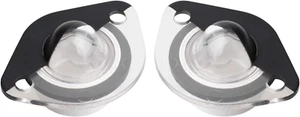 License Plate Lights Lamp Lens Black Clips Housing Compatible with 1994-2004 Mus - Picture 1 of 4