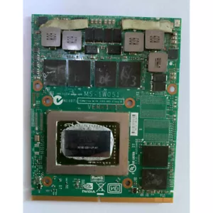 For MSI NVIDIA GTX 570M 1.5GB DDR5 N12E-GT-A1 MS-1W051 VER:1.1 VIDEO CARD - Picture 1 of 2