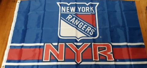 New York Rangers Banner Flag 3 x 5 One Sided. NYR Hockey Outdoor Indoor Cover