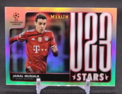 2021-22 Topps Merlin Chrome U23 Stars Jamal Musiala Refractor #U23-12 Bayern - Image 1 of 2