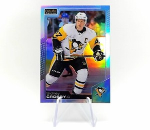 O Pee Chee Platinum Sidney Crosby Retro 🌈 Rainbow Refractor Penguins 2020-21