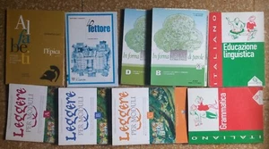 LOTTO LIBRI SCUOLA ITALIANO GRAMMATICA EPICA LEGGERE PER MODULI - Foto 1 di 14