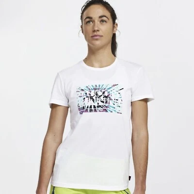 Nueva camiseta Saucony para mujer talla extra grande "restante" en blanco Foto 1 de 2