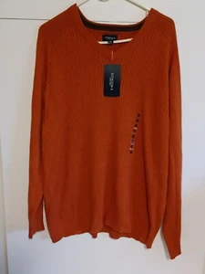 Sonoma Rust V- Neck Sweater Sonoma Life + Style Size XXL Pullover - Picture 1 of 4