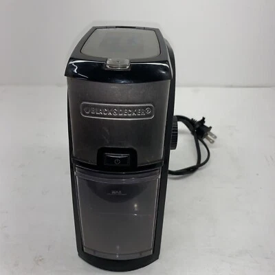 Molinillo de café eléctrico Black & Decker CBM210 Molinillo de acero inoxidable Burr-Mill Foto 1 de 4