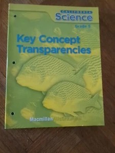 Ca Science Macmillan McGraw 5th Grade 5 KEY CONCEPTS TRANSPARENCIES MANIPULATIVE - Picture 1 of 21