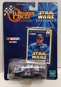 Winners Circle Star Wars Ep. 1 - Jeff Gordon #24 Chevy - 1:64 Nascar 1999 Sealed - Picture 1 of 4
