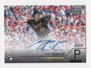 2022 Topps Stadium Club Baseball Autograph RC Max Kranick Pittsburgh Pirates - Bild 1 von 2