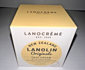 Lanocreme New Zealand Lanolin Originals Face Cream with Collagen 3.5 oz SEALED - Picture 1 of 5