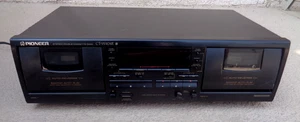 PIONEER ESTÉREO DOBLE CASETE DECK CT-W404R AUTO REVERSA PROBADO FUNCIONANDO - Imagen 1 de 4