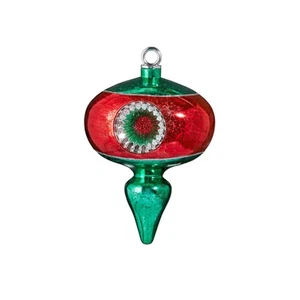 Raz Imports 9.5" Multicolor Reflector Finial Ornament, Plastic Christmas Décor - Picture 1 of 1