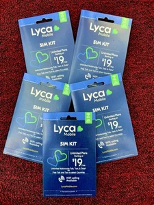 Lycamobile Prepaid $15 X 3 Months plan Preloaded Sim Card Unlimited Call & Text - Picture 1 of 2