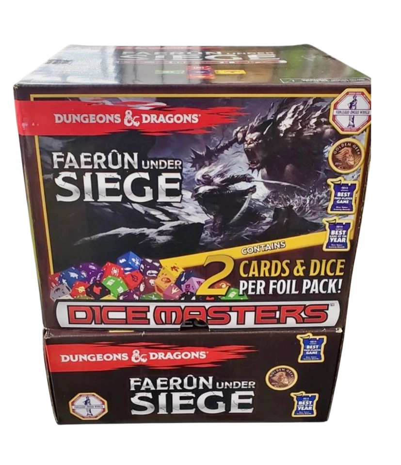 Настольный диск Dungeons & Dragons Dice Masters: Faerun Under Siege 90 шт. бустер - Изображение 1 из 1