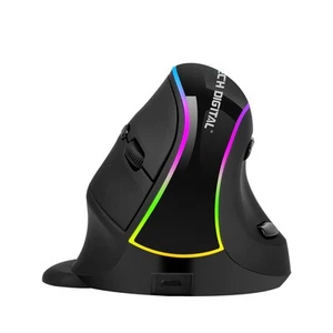 Ergonomic Mouse with Wireless Connection, Removable Palm Rest, Thumb Buttons,... - Picture 1 of 9