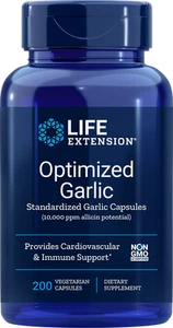 Life Extension OPTIMIZED GARLIC 200 VEGETARIAN CAPSULES - Picture 1 of 3