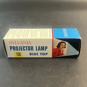 Vtg Sylvania Projector Lamp Blue Top CZA-CZB 500 Watts 120 V 25 Hrs NEW NOS - Picture 1 of 7