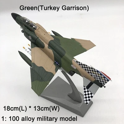 1:100 Diecast Militärmodell McDonnell Douglas F-4C Phantom II Kampfflugzeug Gift - Bild 1 von 4