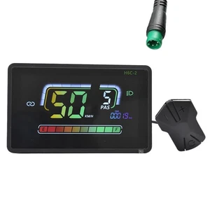 H6C-2 E-Bike Bluetooth Pantalla LCD Medidor Scooter Eléctrico Velocímetro9362 - Imagen 1 de 8