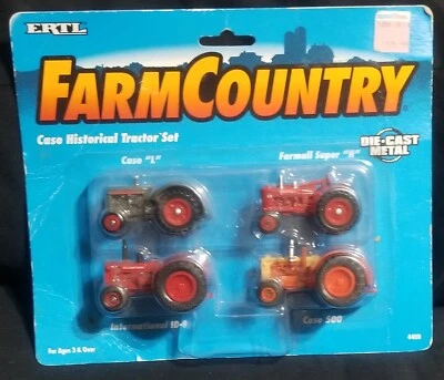 Ertl Farm Country Case  Historical Tractor Set Of 4 Scale - Image 1 of 4