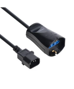 Cavo Adattatore/Raccordo Maschio/Schuko Collegamento Gruppo di Continuità UPS - Foto 1 di 5