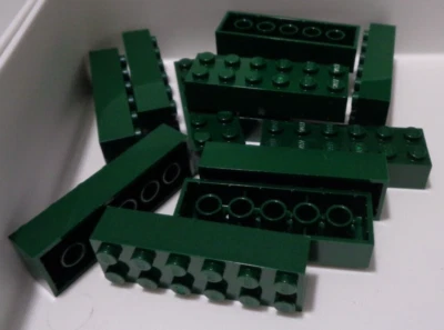 Lego Parts 44237 2456 6215657 Brick 2 x 6 Earth Green x12 - Image 1 of 3