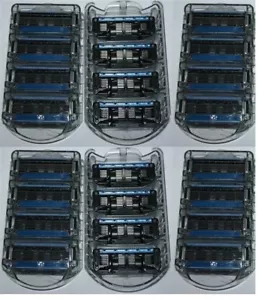 24 Refills Fit Schick Quattro Titanium Trimmer Personna Razor 5 Blades Cartridge - Picture 1 of 8
