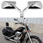 Chrome Motorcycle Mirrors For Honda Shadow Spirit 750 1100 VLX600 VT600C VTX1100