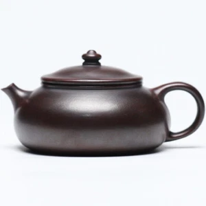 Yixing Zisha Teapot 170cc Raw Ore Iron Blood Red Sand Kung Fu Tea Set - Picture 1 of 6