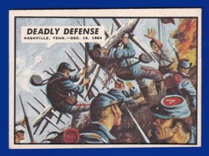 DEADLY DEFENSE 1962 TOPPS CIVIL WAR NEWS #81 EX-EXMINT NICE CORNERS NO CREASES