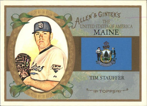 Tim Stauffer-Padres-2008 Topps Allen and Ginter United States-Maine #19