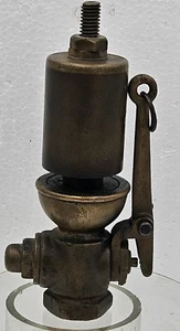 2" UNBEKANNTE "schwere" 3/4" Einlass 8" hoch insgesamt Messing Dampfpfeife, Zug, Boot - Bild 1 von 12