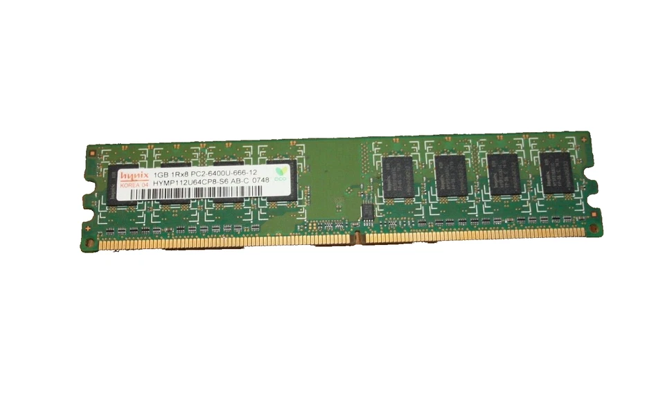 RAM HYNIX HYMP112U64CP8-S6 DDR2 1 GB. Testeado. - Imagen 1 de 2