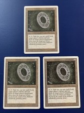 3x Millstone MTG Revised Edition 2MP 1LP Magic