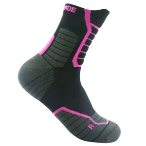 Pro Men Women Basketball Socks Running Jogging Sports Ankle Socks Fitness Orange - Picture 1 of 52