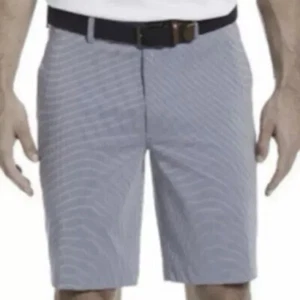 Pantalones cortos a cuadros azules PGA Tour para hombre talla 40 - Imagen 1 de 6