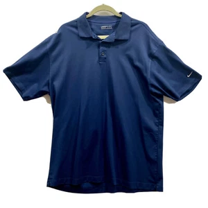 Nike Dri Fit Mens Golf  Polo Shirt Size XXL Blue Collared - Picture 1 of 12