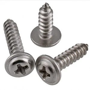 Tornillos de metal de madera autogolpeables hoja de cabeza de armadura Phillips-304 acero inoxidable - Imagen 1 de 5