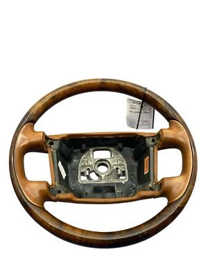 2003-2012 BENTLEY CONTINENTAL OEM FRONT LEFT STEERING WHEEL | WOOD *WEAR* - Image 1 of 4