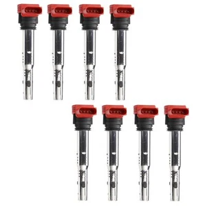 Set of 8 Delphi Direct Ignition Coils for Audi A6 Quattro Q7 R8 S5 VW Touareg V8 - Picture 1 of 1